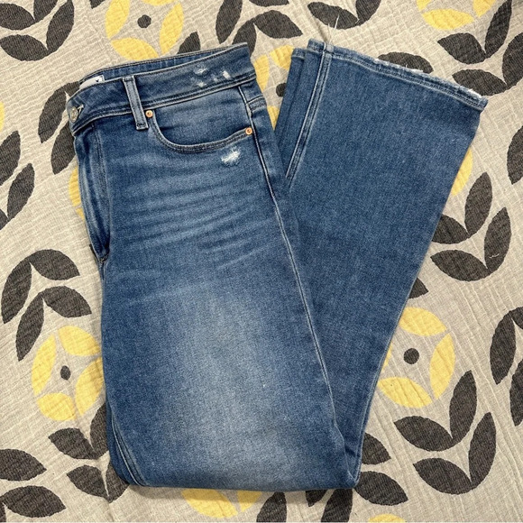 Paige Claudine high waist ankle flare jeans, size 30, distressed. spring, casual - Picture 1 of 13